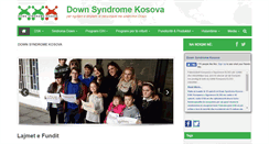 Desktop Screenshot of downsyndromekosova.org